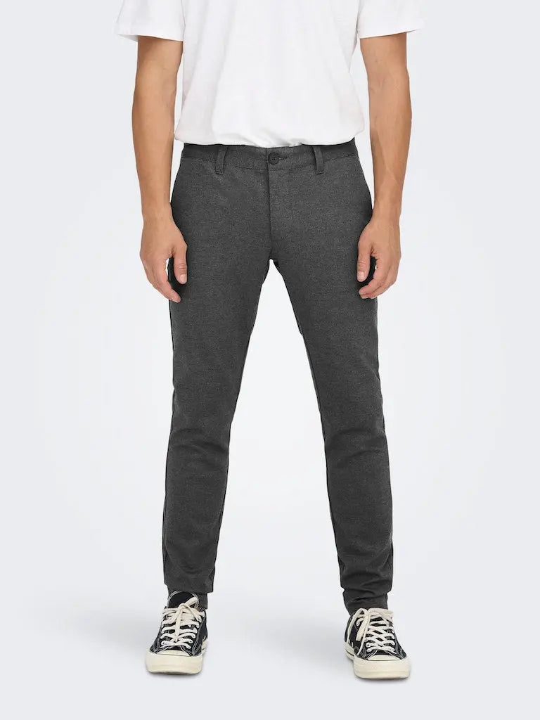 Flex pant Herringbone 2911 - Black Only & Sons