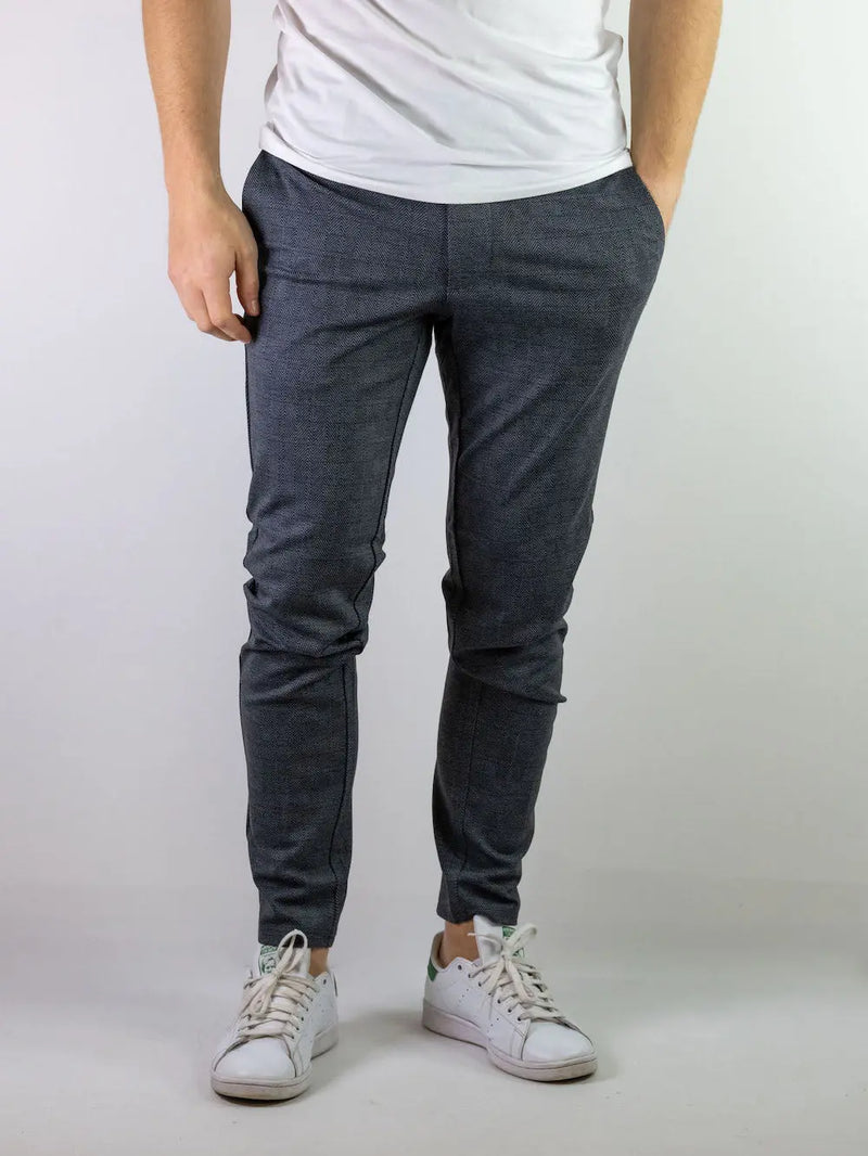 Flex pant Herringbone 3361 - Dark Navy Only & Sons