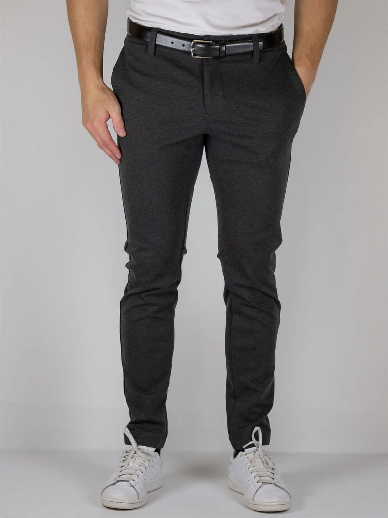 Flex pant Roedekro - Charcoal (Mørk Grå) Indicode