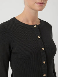 Floma Cardigan - Black Detail Y.A.S