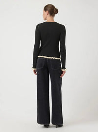 Floma Cardigan - Black Detail Y.A.S