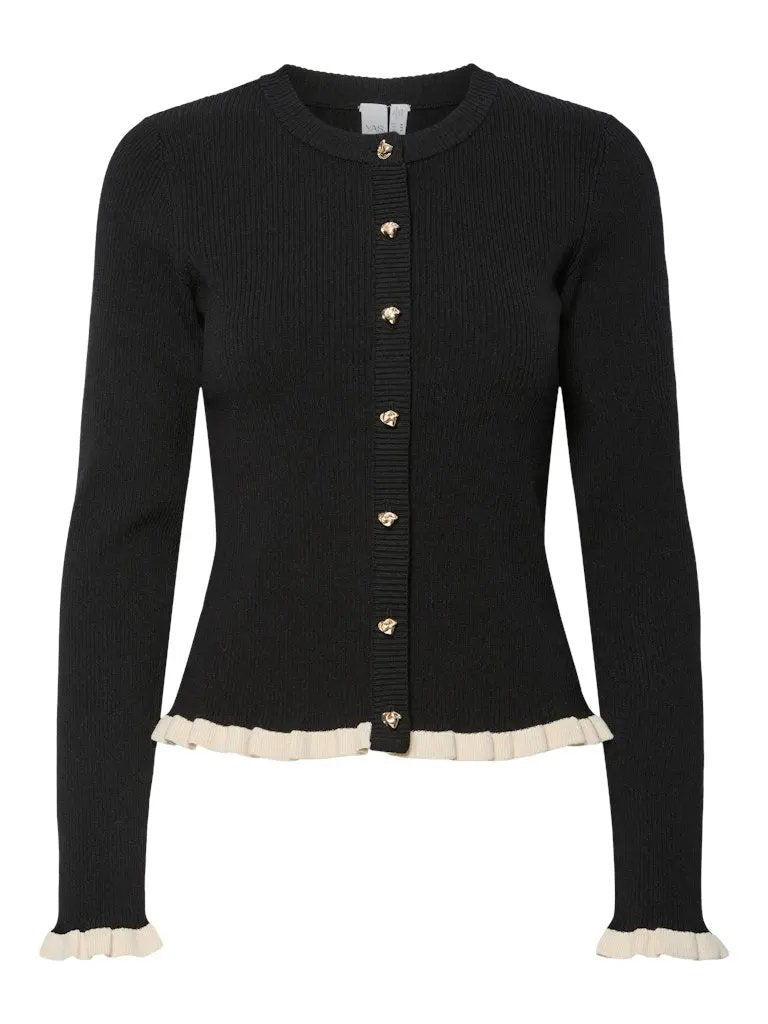 Floma Cardigan - Black Detail Y.A.S