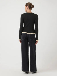 Floma Cardigan - Black Detail Y.A.S