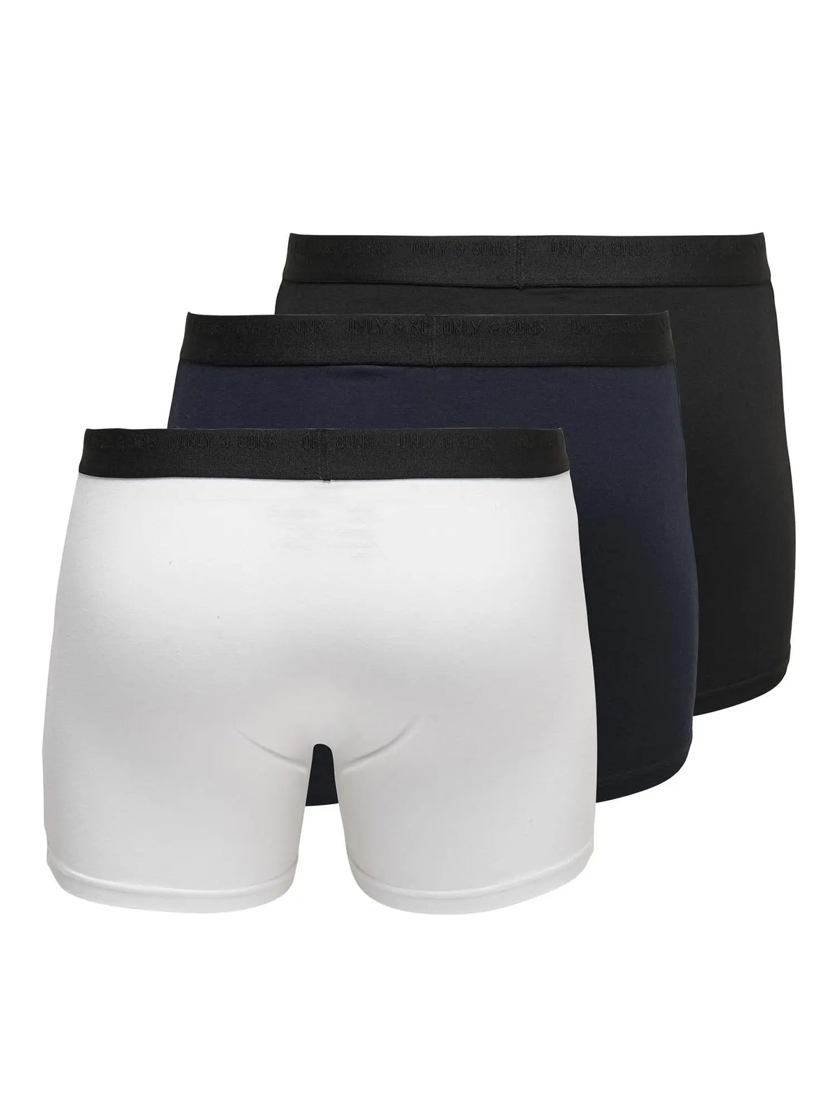Fritz Solid 3-pack Boxer - Ass Farver Only & Sons