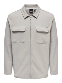 Kodyl Overshirt m/Full Zip - Ash Only & Sons