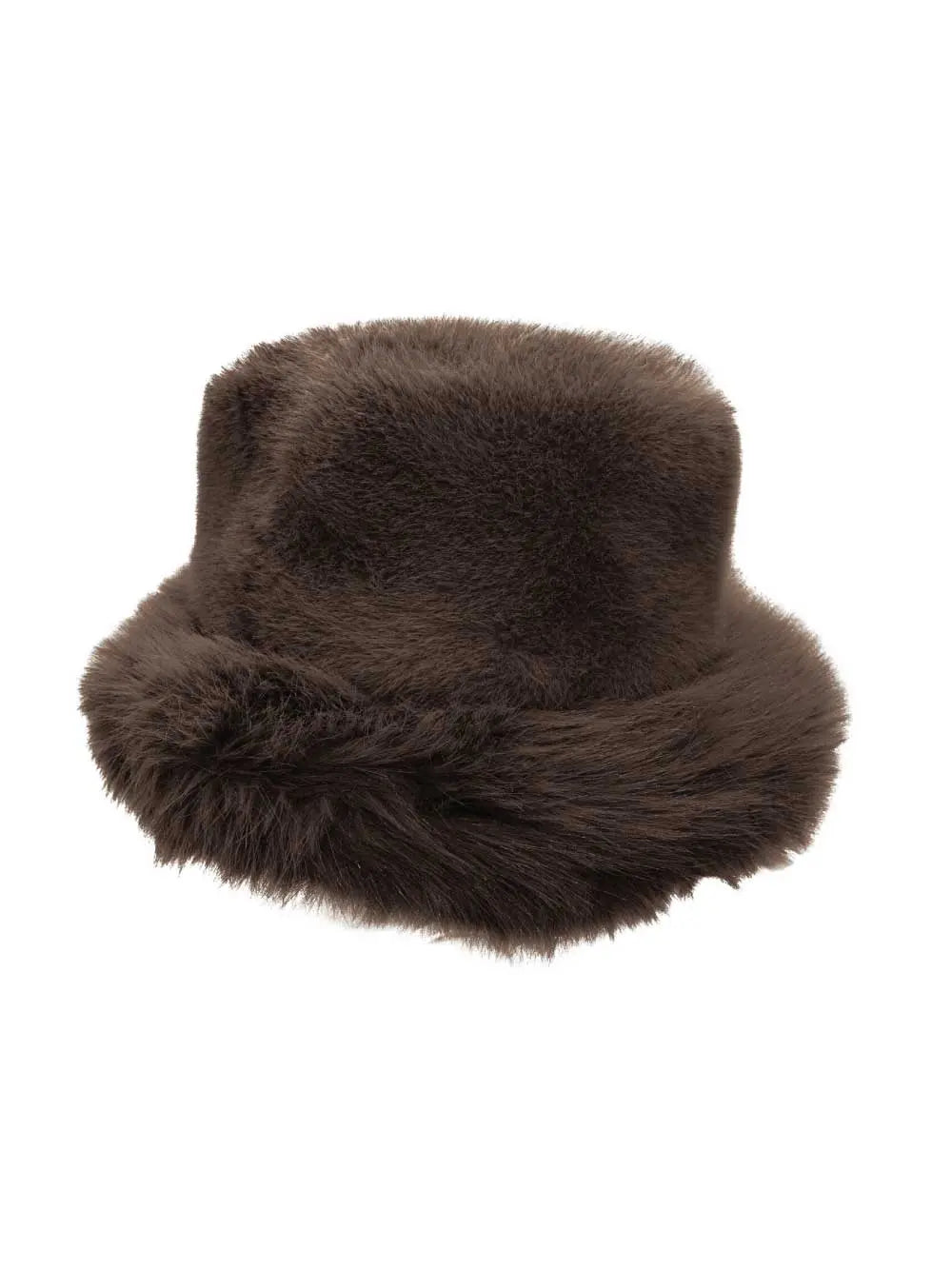 Fuskepels Hatt - Brun TBS