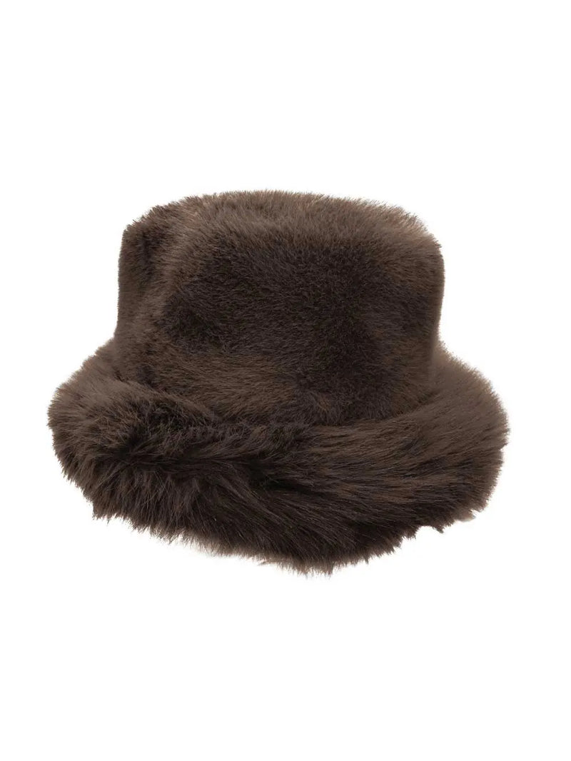 Fuskepels Hatt - Brun TBS