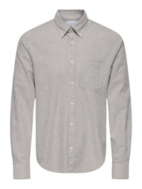 Gaton Regular Skjorte - Blue Night Stripe Only & Sons