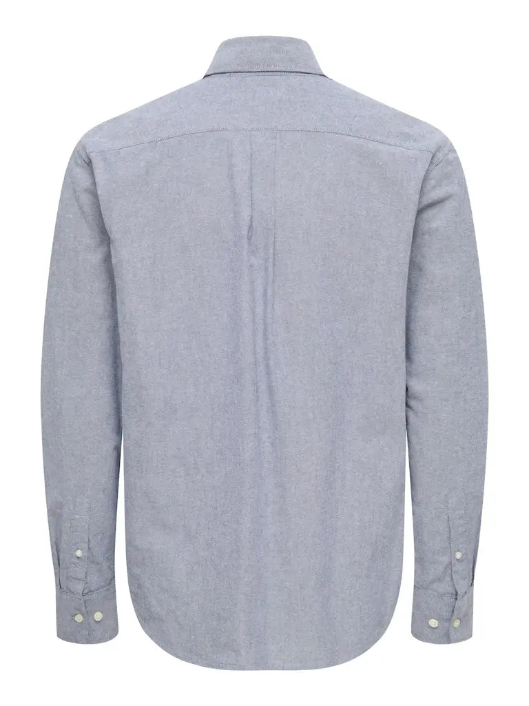 Gaton Regular Skjorte - Blue Nights Only & Sons