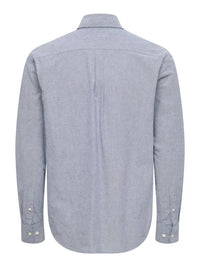 Gaton Regular Skjorte - Blue Nights Only & Sons