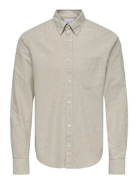 Gaton Regular Skjorte - Falcon Stripe Only & Sons