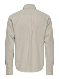 Gaton Regular Skjorte - Falcon Stripe Only & Sons