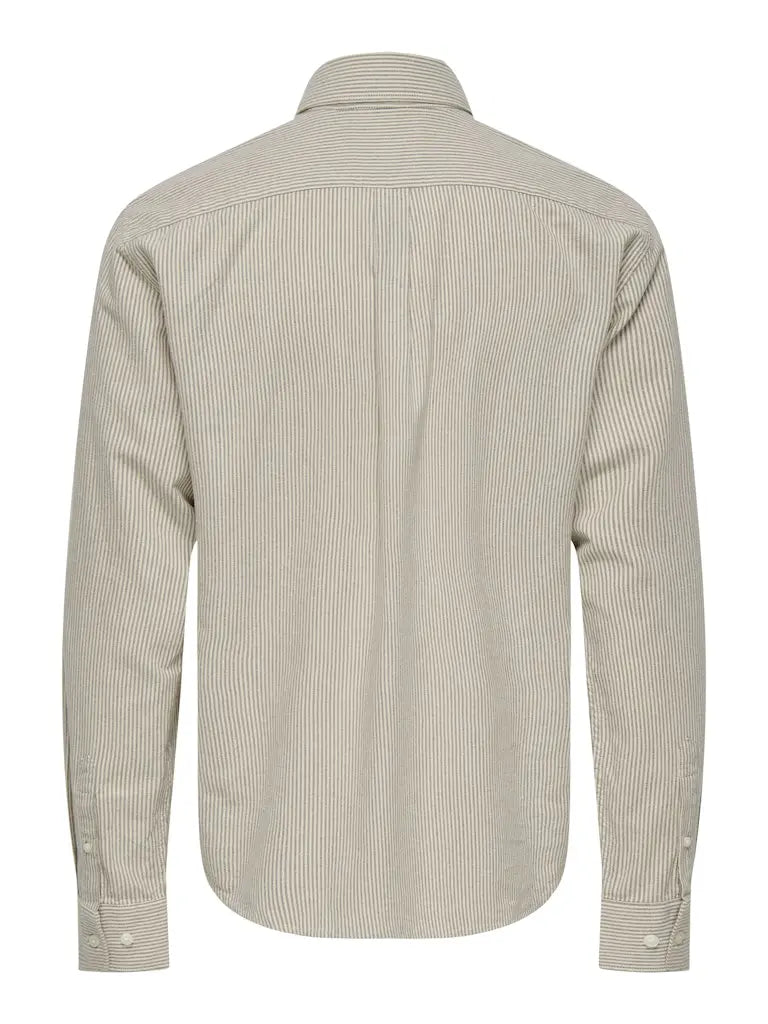 Gaton Regular Skjorte - Falcon Stripe Only & Sons