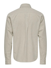 Gaton Regular Skjorte - Falcon Stripe Only & Sons