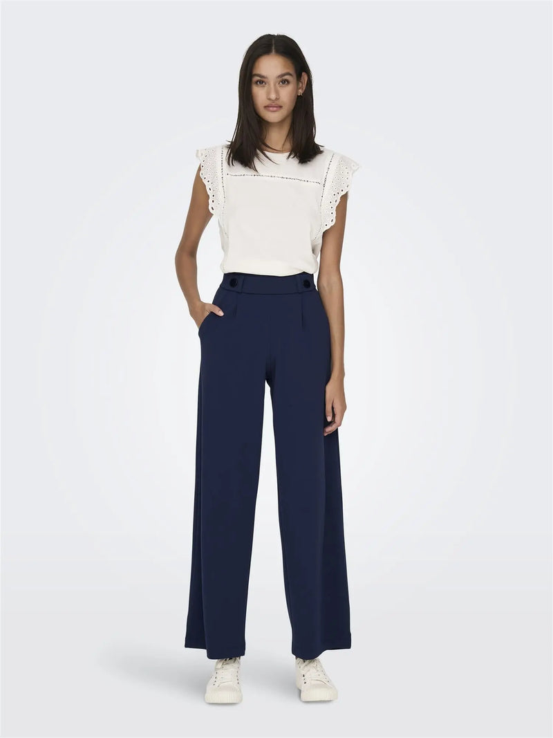 Geggo Wide Leg - Black Iris JDY