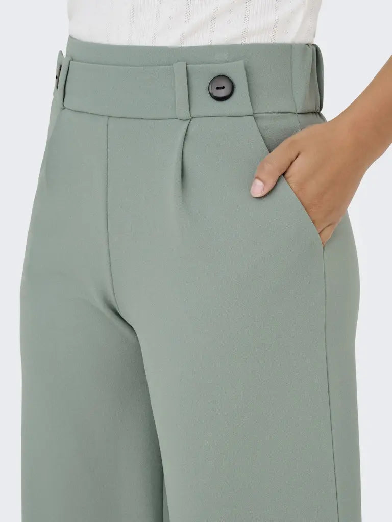 Geggo Wide Leg - Chinois Green JDY