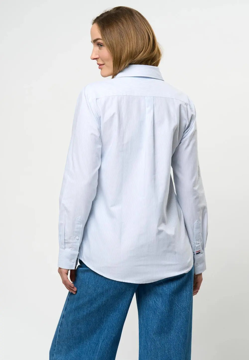 Gina Oxford Skjorte - Light Blue Stripes U.S. Polo Assn. W