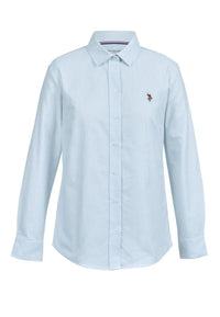 Gina Oxford Skjorte - Light Blue Stripes U.S. Polo Assn. W