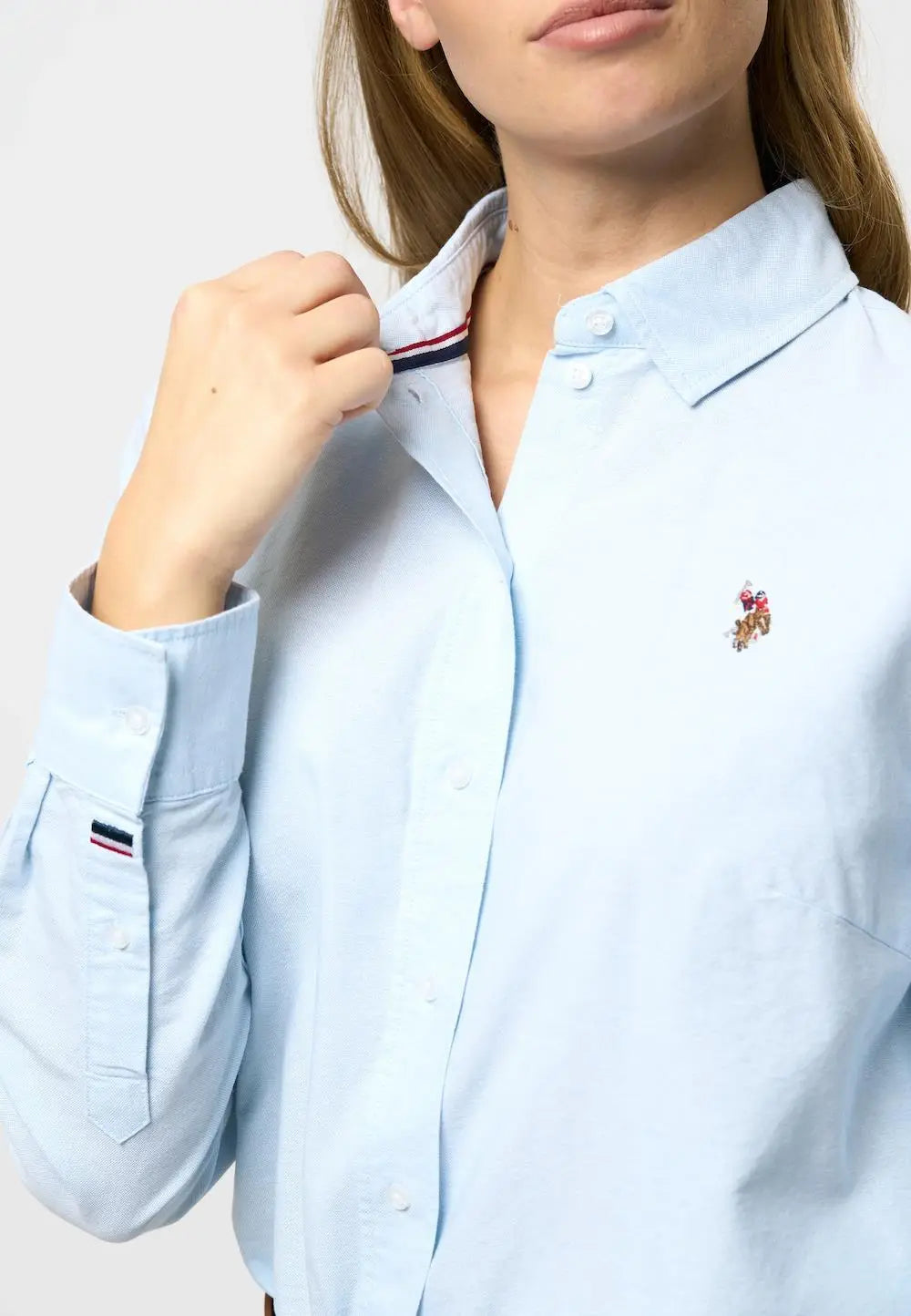 Gina Oxford Skjorte - Light Blue U.S. Polo Assn. W