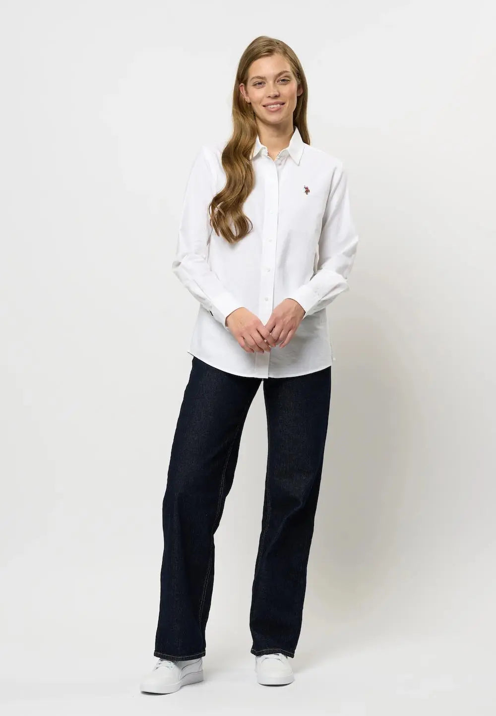 Gina Oxford Skjorte - White U.S. Polo Assn. W