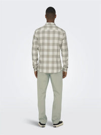 Gudmund Skjorte Check - Antique White Only & Sons