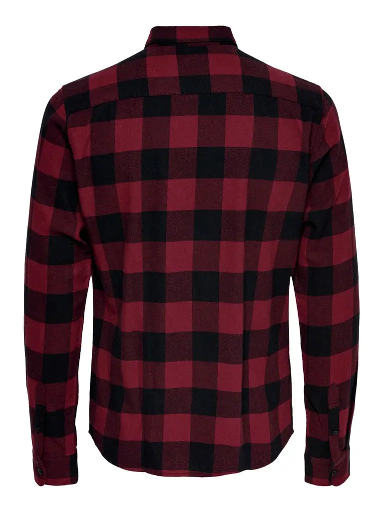 Gudmund Skjorte Check - Cabernet Only & Sons