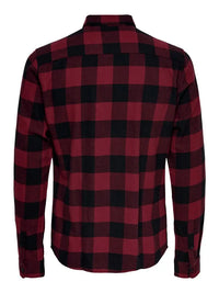 Gudmund Skjorte Check - Cabernet Only & Sons