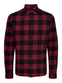 Gudmund Skjorte Check - Cabernet Only & Sons