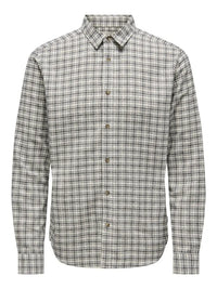 Gudmund Skjorte Check - Egret Checks Only & Sons