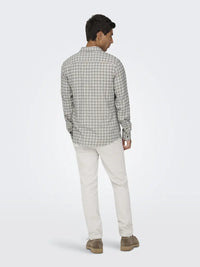 Gudmund Skjorte Check - Egret Checks Only & Sons