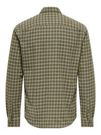 Gudmund Skjorte Check - Forest Night Checks Only & Sons