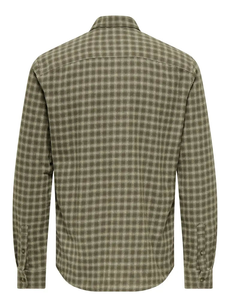 Gudmund Skjorte Check - Forest Night Checks Only & Sons