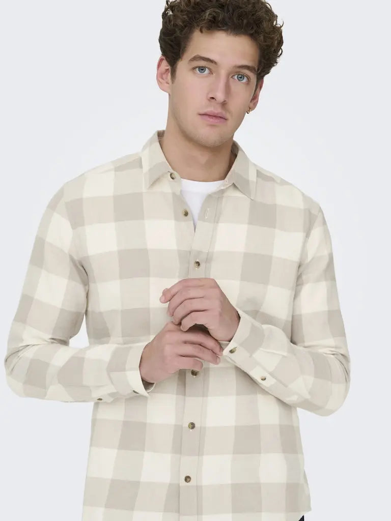 Gudmund Skjorte Check - Walnut Checks Only & Sons