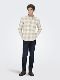 Gudmund Skjorte Check - Walnut Checks Only & Sons