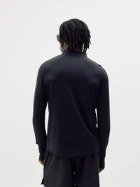 Half zip midlayer - Black Bareen