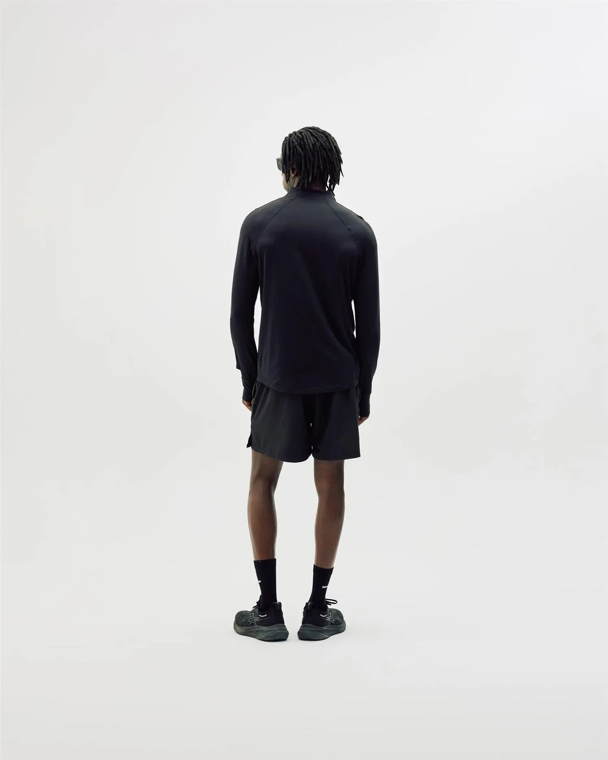 Half zip midlayer - Black Bareen