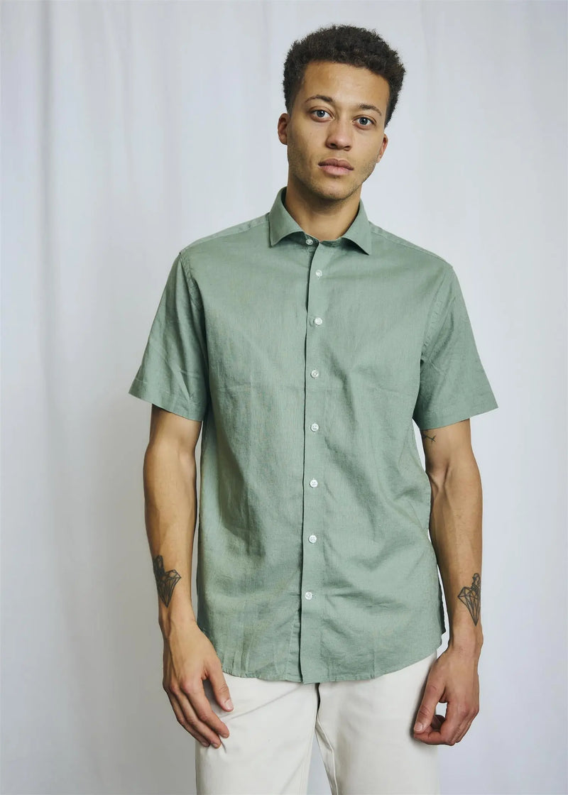 Hauger Linskjorte SS - Green Bruun & Stengade