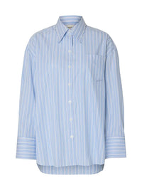 Hotel Amour Skjorte - Light Blue Stripes Selected Femme