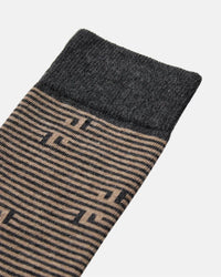 JBS Strømper 81 2499 - Brun Mønstret JBS