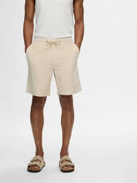 Jace Kordfløyel shorts - Fog Selected Homme