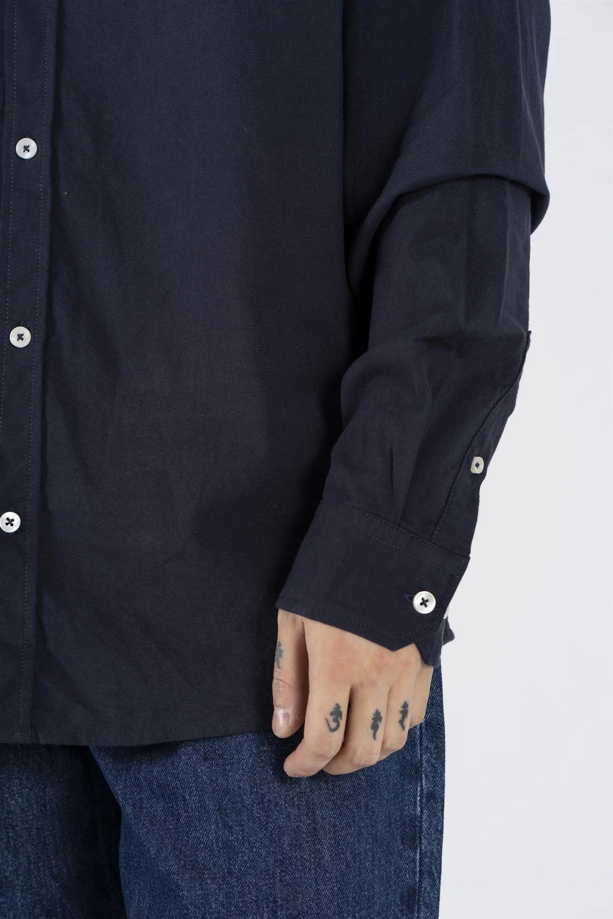Jade Oxfordskjorte - Night Navy Marcus