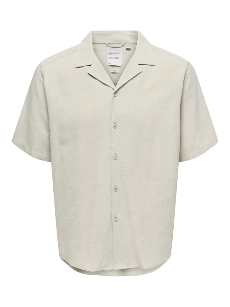 Jannick Resort Skjorte SS - Silver Lining Only & Sons