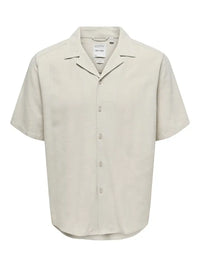 Jannick Resort Skjorte SS - Silver Lining Only & Sons