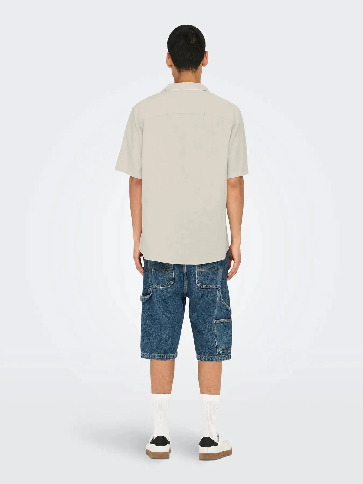 Jannick Resort Skjorte SS - Silver Lining Only & Sons