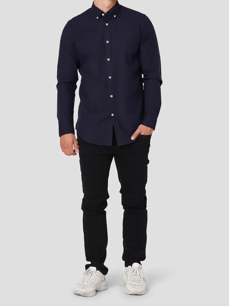 John Oxfordskjorte - Dark Navy Marcus