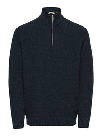Join Half Zip Genser - Dark Sapphire Only & Sons