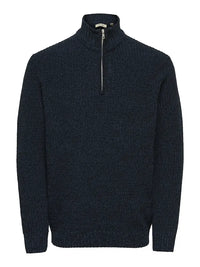 Join Half Zip Genser - Dark Sapphire Only & Sons