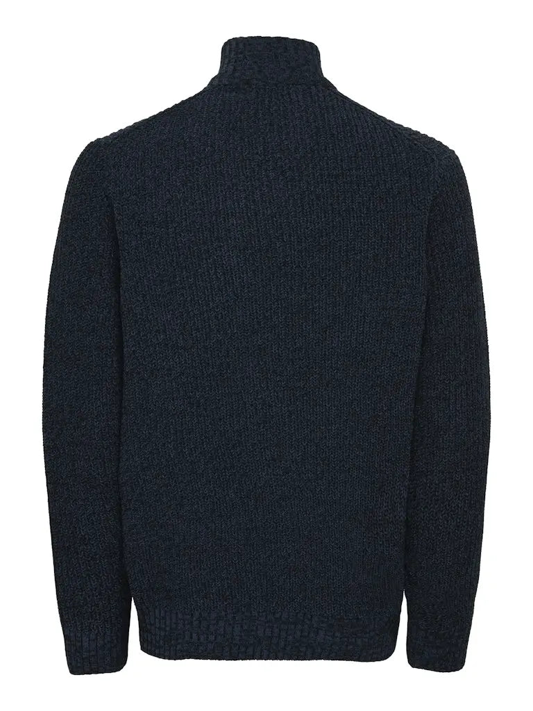 Join Half Zip Genser - Dark Sapphire Only & Sons