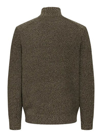 Join Half Zip Genser - Walnut Only & Sons