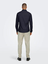 Jordan Twill Skjorte - Night Sky Only & Sons